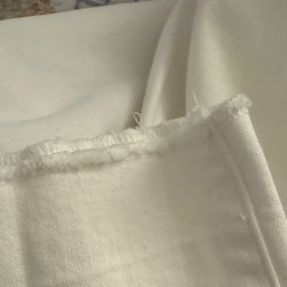 Paige Anessa white wide leg jeans cropped - Picture 7 of 8